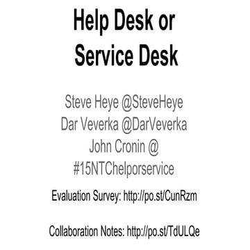 #15NTC NTEN Help Desk or Service Desk? (Align Nonprofit Technology)