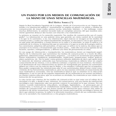 Un paseo por los medios