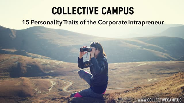 15 Personality Traits of the Corporate Intrapreneur