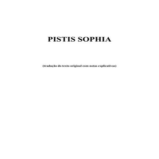 15 pistis sophia