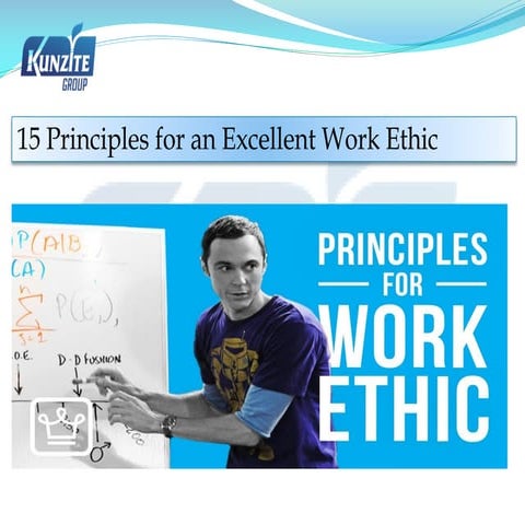 15 principles for an excellent work ethic