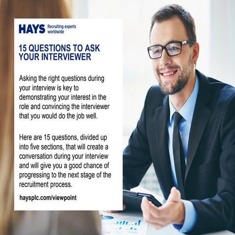 15 Questions To Ask Your Interviewer