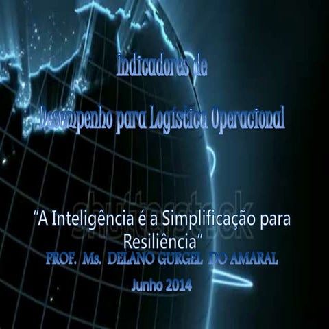 15 slideshare   indicadores  de  desempenho  na logística  operacional