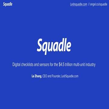 500 Demo Day Batch 18: Squadle