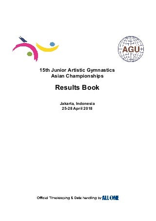15th Junior Artistic Gymnastics Asian Championships 2018 - Results  Book