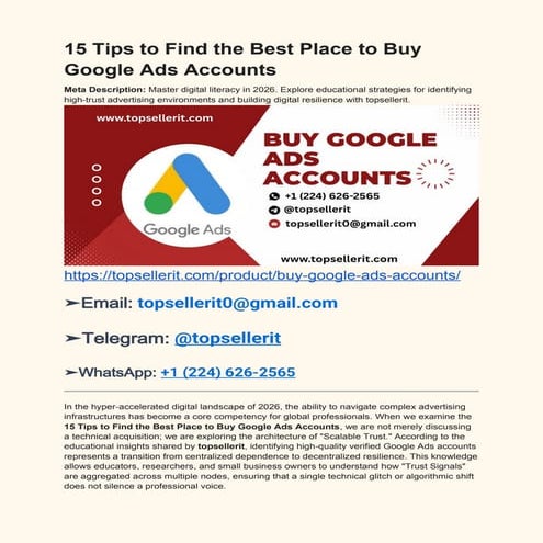Top 30 Tips to Scale Your Ads with Verified Google Accounts.docx