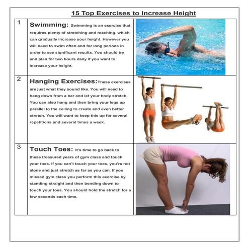 15 top exercises
