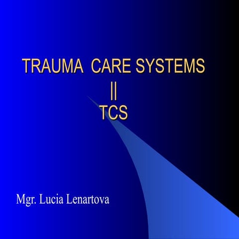 15 trauma care systems