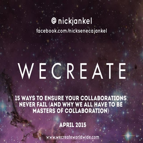 15 Ways to Ensure Your Creative Collaborations Don't Fail