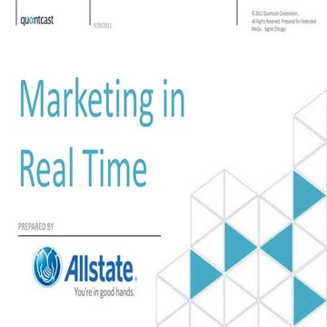 The Allstate Story: Leveraging Real Time Tech for Success
