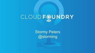 Cloud Foundry Technical Overview at IBM Interconnect 2016