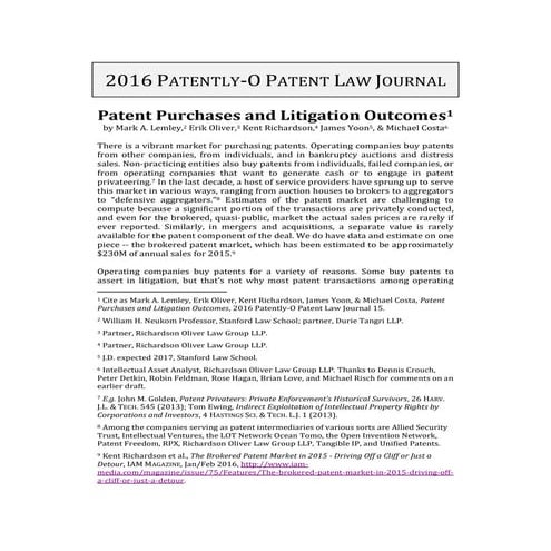 US Patent value 2012 | PDF