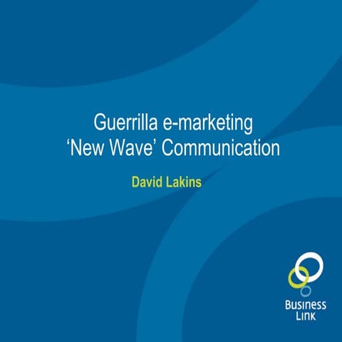 Guerrilla e-marketing DORSET - Bridport