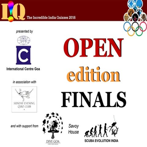 Incredible India Open Quiz - Finals