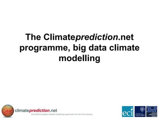 How Big Data Can Help Fight Climate Change | PPTX | Environment | Science