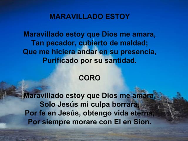 Maravillado Estoy