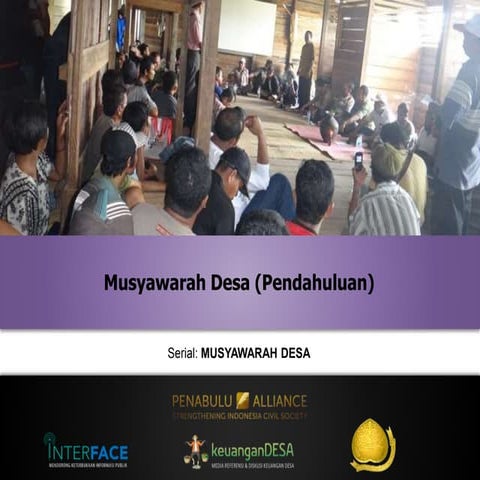 16. musyawarah desa (pendahuluan)