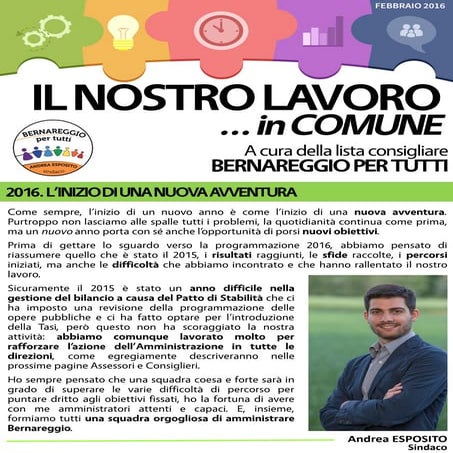 Il nostro lavoro... in Comune