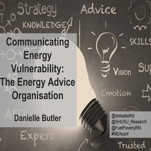 Communicating Energy Vulnerability: The 'Energy Advice' organisation