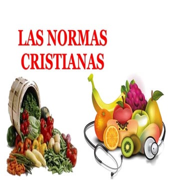 16. Las normas cristianas; LA FE DE JESÚS