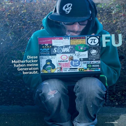 Fuck the NSA: Artikel im Cash-Flow-Magazin