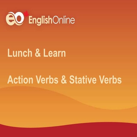 16.action verbs and stative  verbs