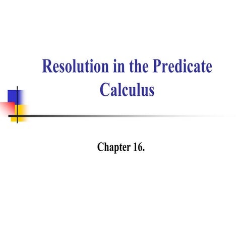 16 1 predicate resolution
