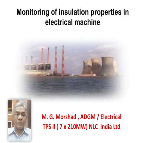 insulation monitoring in electrical machine 