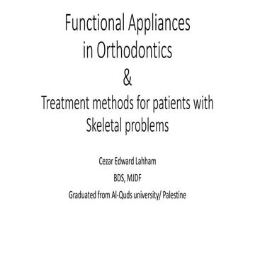  functional appliances