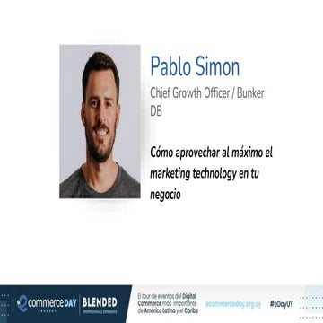 Pablo Simon - eCommerce Day Uruguay Blended [Professional] Experience