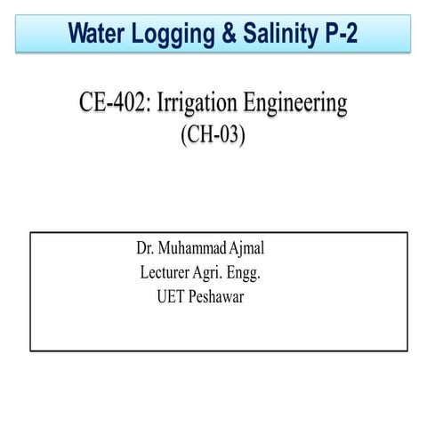 16. Water Logging and Salinity Part -2.pdf