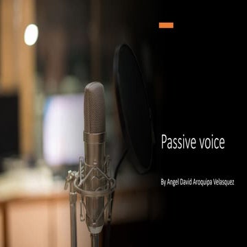 16. Passive voice de la u puno de la maestría