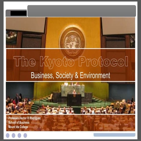 The Kyoto Protocol