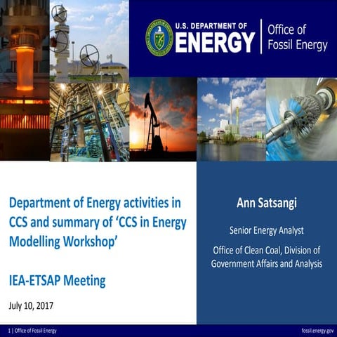 DoE activities in CCS and workshop summary