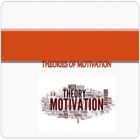 Theories of Motivation