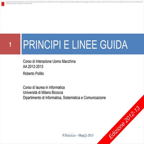 16. Principi e linee guida