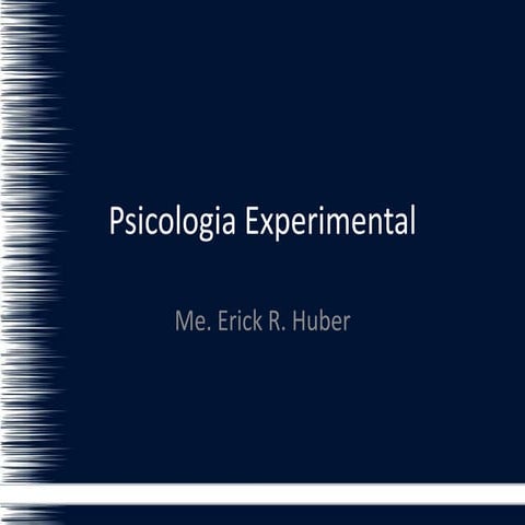 Psicologia experimental - v2