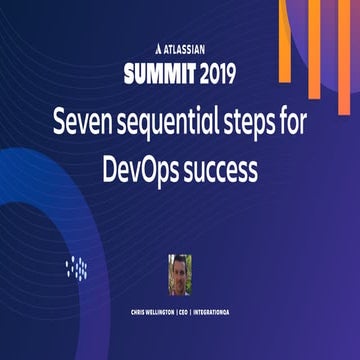 Seven Sequential Steps for DevOps Success