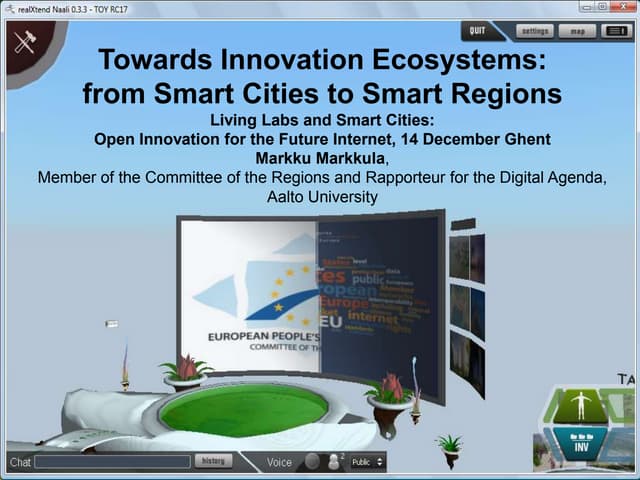Markku Markkula - Towards Innovation Ecosystems: from Smart Cities to Smart R...