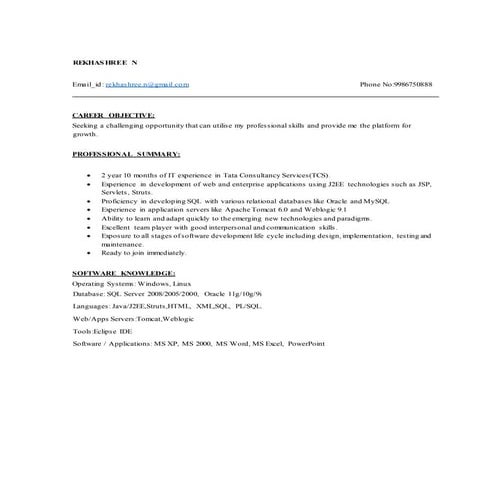 Java_j2ee_resume