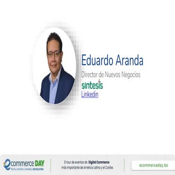 Eduardo Aranda - eCommerce Day Bolivia 2024