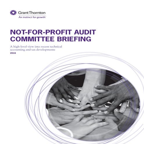 Not-For-Profit Audit Committee Briefing 