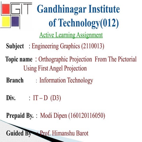 Engineering Graphics 2110013