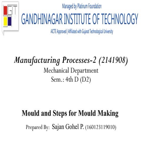 Mould and Steps for Mould Making