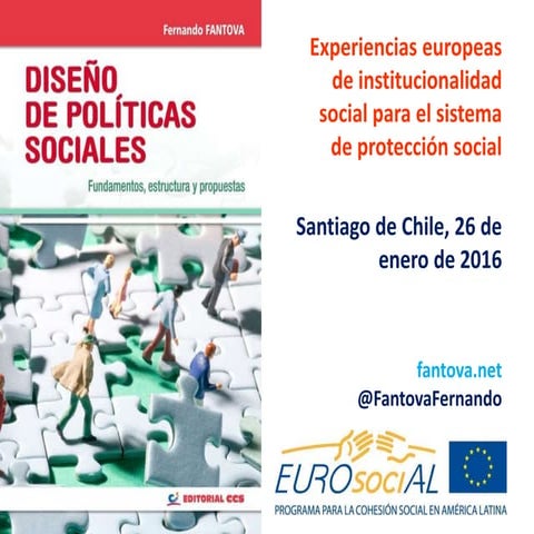 Experiencias europeas de institucionaliidad para el sistema de protección soc...
