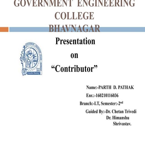 Parth Pathak presentations