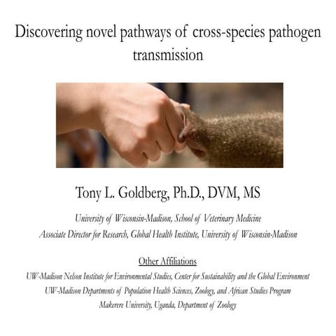 Discovering novel pathways of cross-species pathogen transmission
