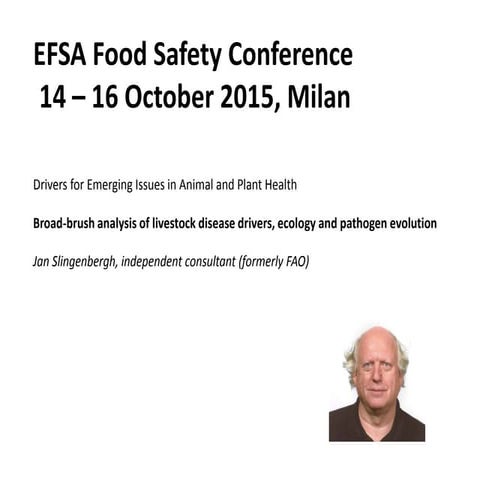 Livestock disease drivers, ecology and pathogen evolution