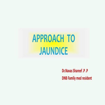 jaundice approach
