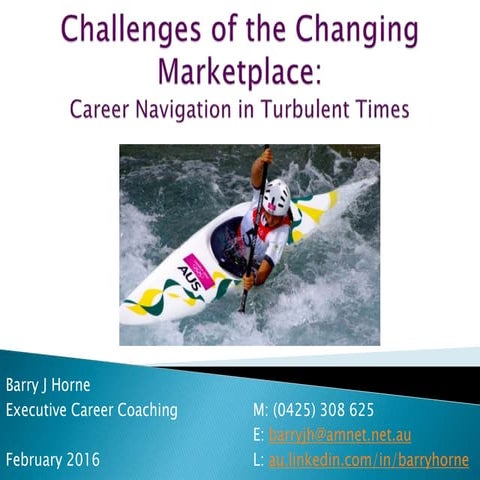 Career Navigation in Turbulent Times (WIOG)